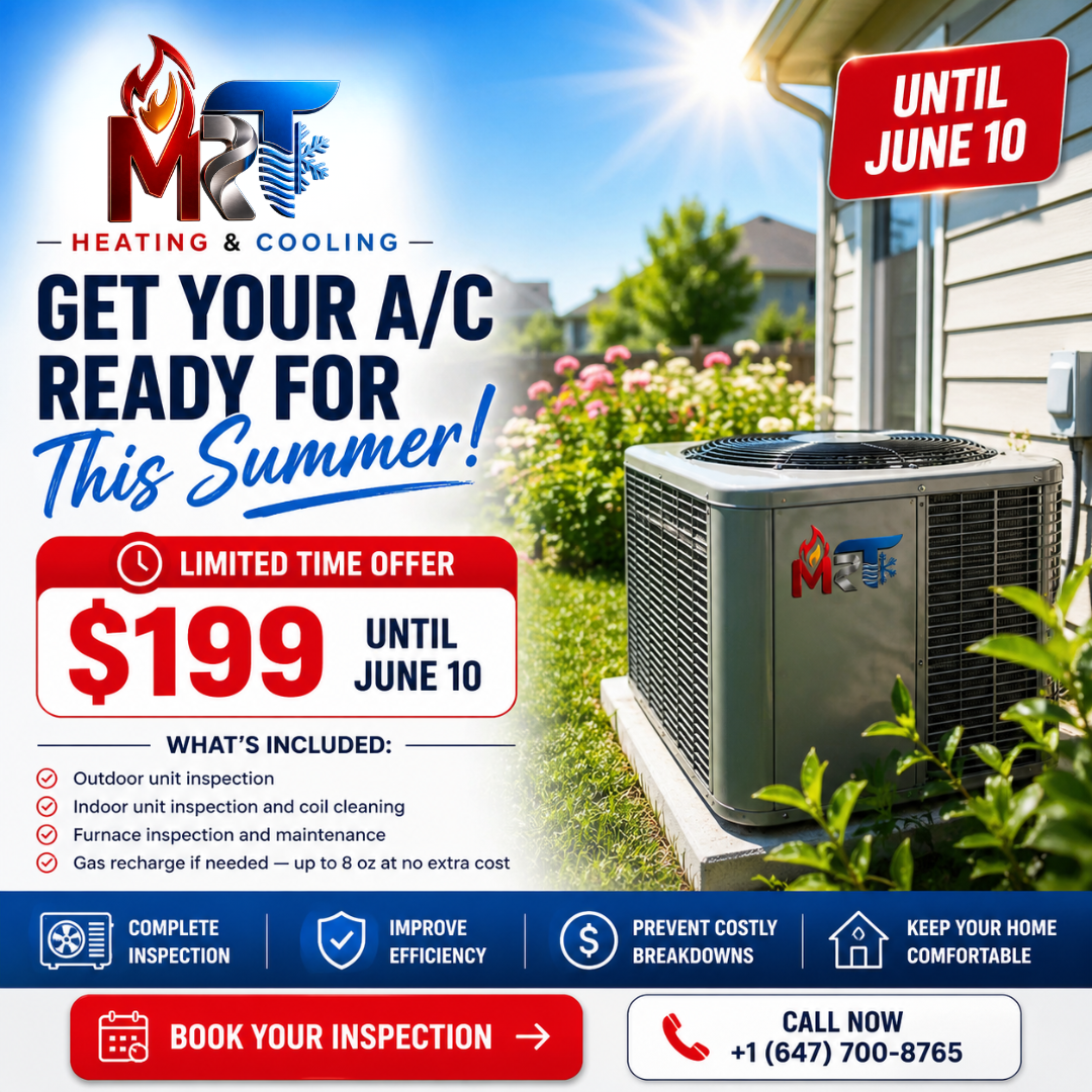 Get your A/C ready for summer — MRT Climate $199 inspection until June 10